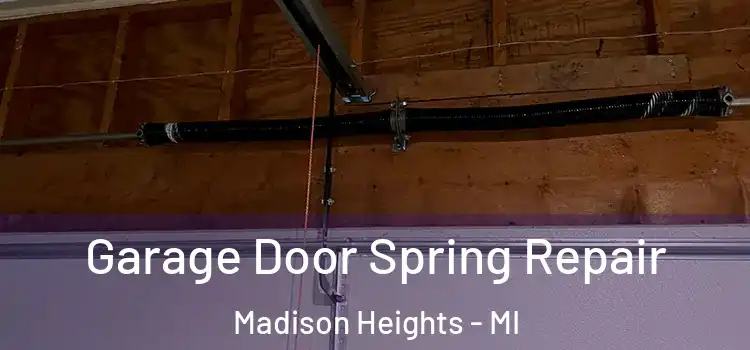  Garage Door Spring Repair Madison Heights - MI